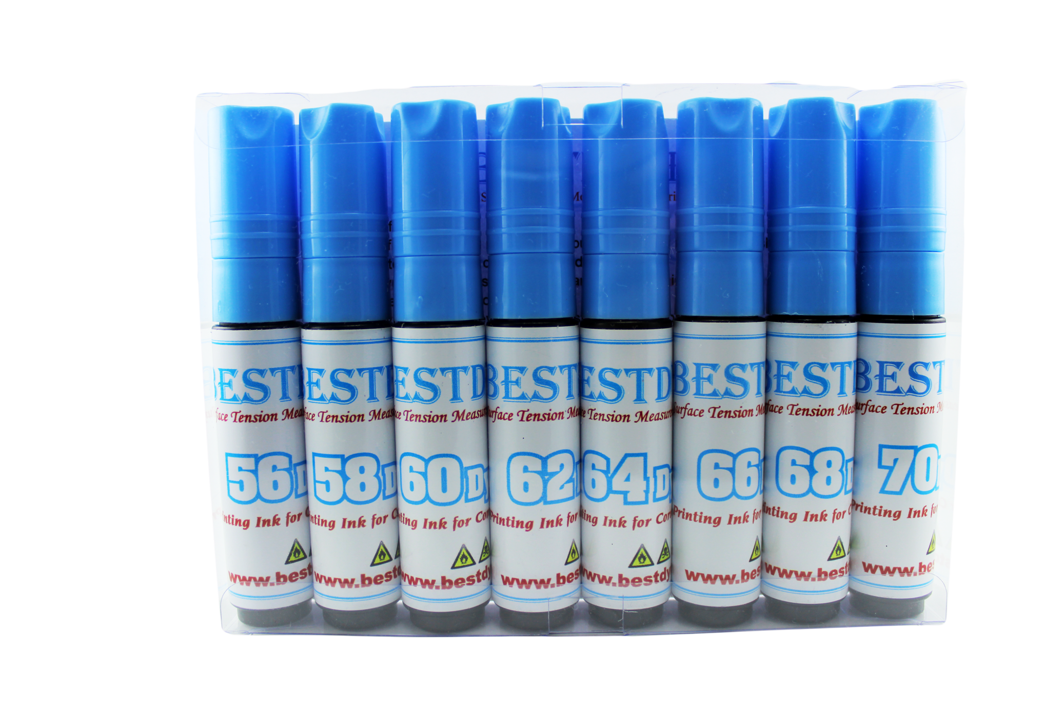 62-70 dyne’lik bir malzemenin yüzey gerilimi artırma işlemlerini ölçebilen korona kalemidir. Birçok materyalin yüzey gerilimi ölçebilir. 