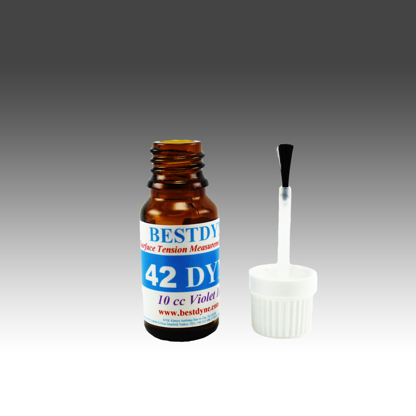 42 dyne’lik bir malzemenin yüzey gerilimi artırma işlemlerini ölçebilen korona test solüsyonudur. Birçok malzemenin yüzey gerilimi ölçebilir.