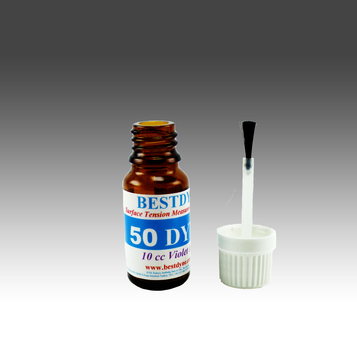 50 dyne’lik bir malzemenin yüzey gerilimi artırma işlemlerini ölçebilen korona test solüsyonudur. Birçok malzemenin yüzey gerilimi ölçebilir.