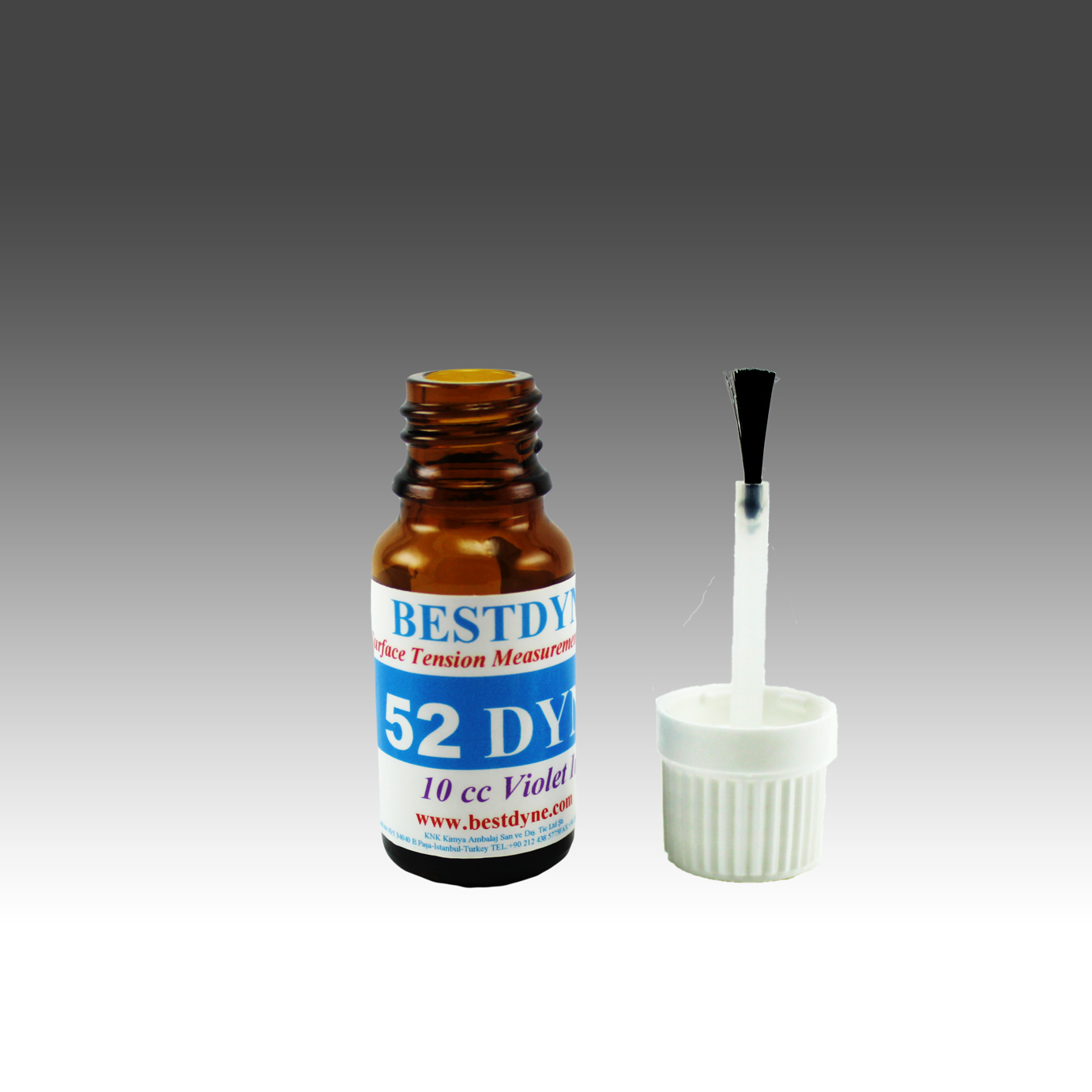 52 dyne’lik bir malzemenin yüzey gerilimi artırma işlemlerini ölçebilen korona test solüsyonudur. Birçok malzemenin yüzey gerilimi ölçebilir.