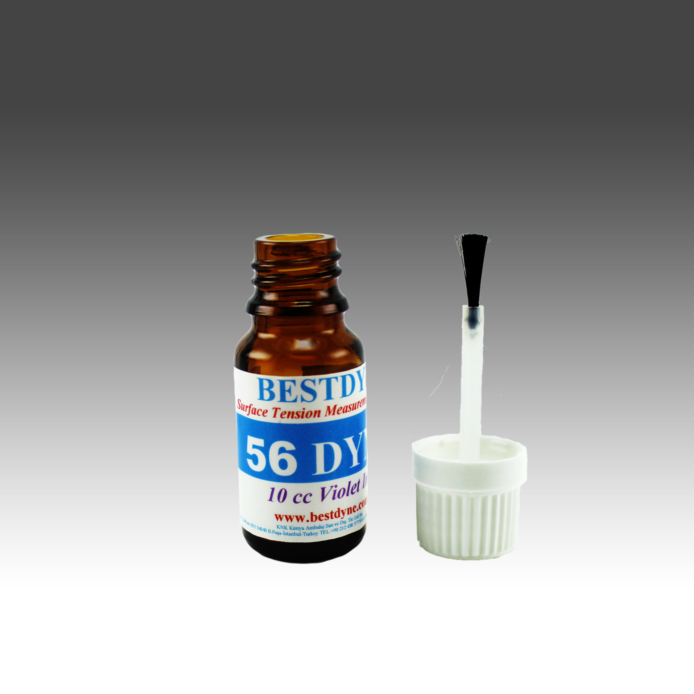 56 dyne’lik bir malzemenin yüzey gerilimi artırma işlemlerini ölçebilen korona test solüsyonudur. Birçok malzemenin yüzey gerilimi ölçebilir.