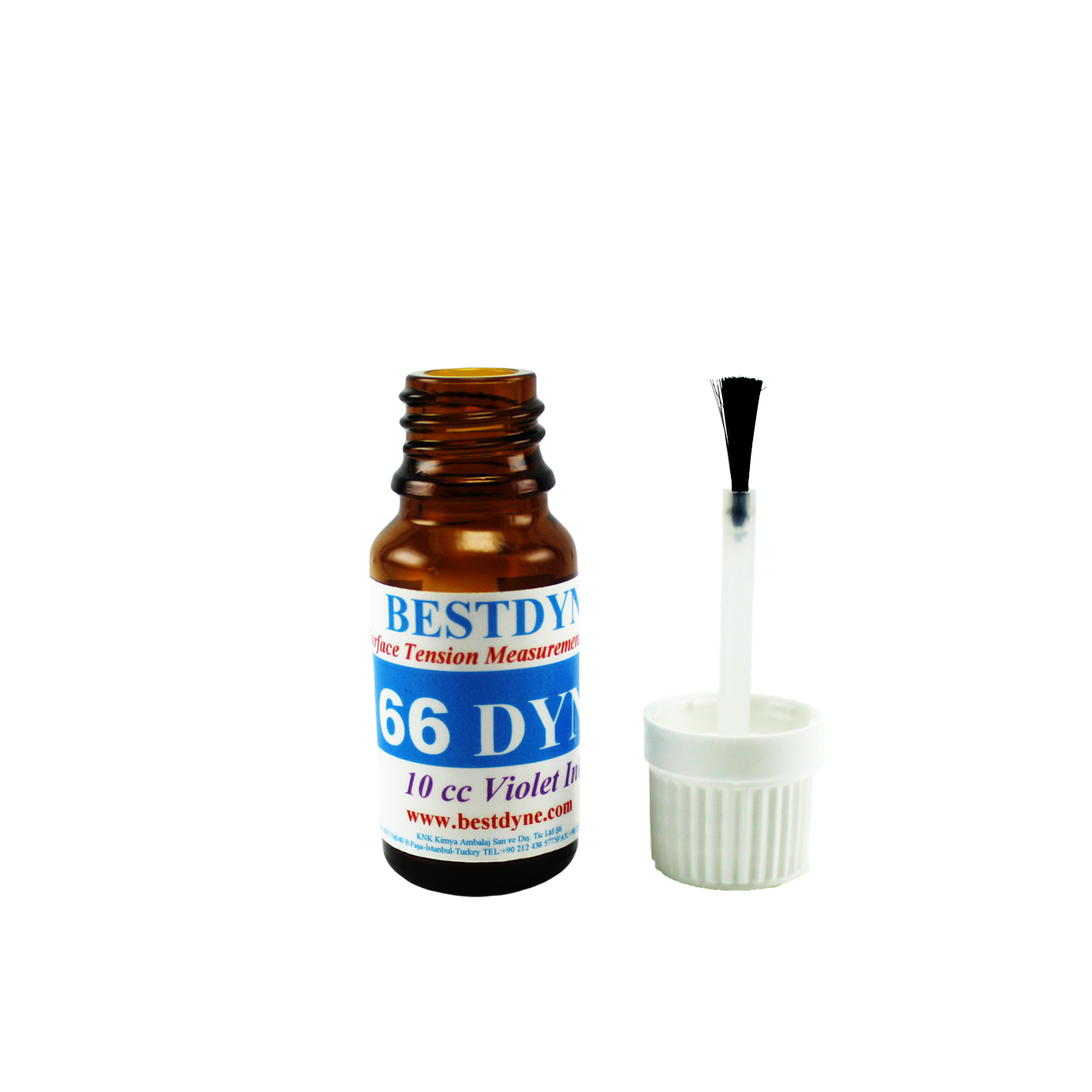 66 dyne’lik bir malzemenin yüzey gerilimi artırma işlemlerini ölçebilen korona test solüsyonudur. Birçok malzemenin yüzey gerilimi ölçebilir.