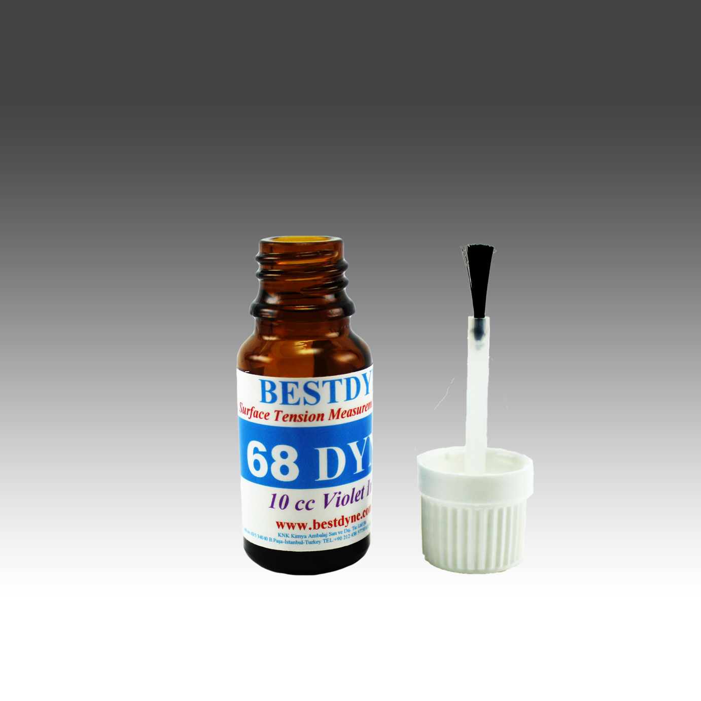 68 dyne’lik bir malzemenin yüzey gerilimi artırma işlemlerini ölçebilen korona test solüsyonudur. Birçok malzemenin yüzey gerilimi ölçebilir.